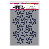 Ranger Dina Wakley MEdia Stencils Bendy Pinwheels (MDS49869) (DISCONTINUED)