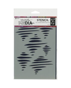 Ranger Dina Wakley MEdia Stencils Tornado (MDS60635) (DISCONTINUED)
