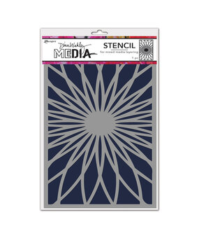 Ranger Dina Wakley MEdia Stencils Sunshine (MDS81654) (DISCONTINUED)