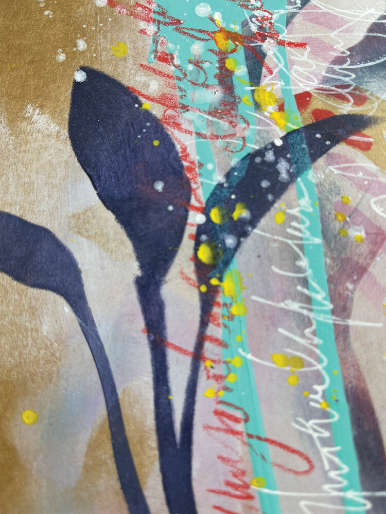 Ranger Dina Wakley MEdia Stencils Sprouts (MDS77725) (DISCONTINUED)
