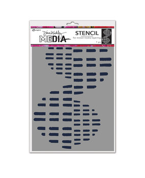 Ranger Dina Wakley MEdia Stencils Pieces (MDS77718) (DISCONTINUED)