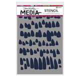 Ranger Dina Wakley MEdia Stencils Petals (MDS65036) (DISCONTINUED)
