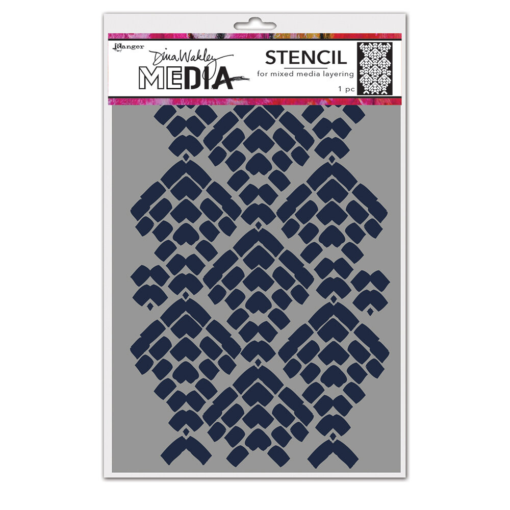 Ranger Dina Wakley MEdia Stencils Mosaic Cobblestone (MDS77701) (DISCONTINUED) Ranger Dina Wakley MEdia Stencils Mosaic Cobblestone (MDS77701) (DISCONTINUED)