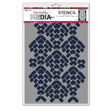 Ranger Dina Wakley MEdia Stencils Mosaic Cobblestone (MDS77701) (DISCONTINUED)