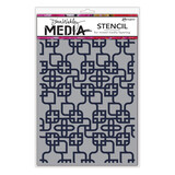 Ranger Dina Wakley MEdia Stencils Linking Pattern (MDS58267) (DISCONTINUED)