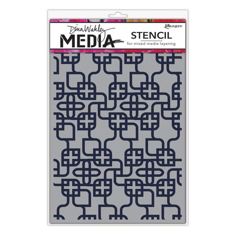 Ranger Dina Wakley MEdia Stencils Linking Pattern (MDS58267) (DISCONTINUED) Ranger Dina Wakley MEdia Stencils Linking Pattern (MDS58267) (DISCONTINUED)