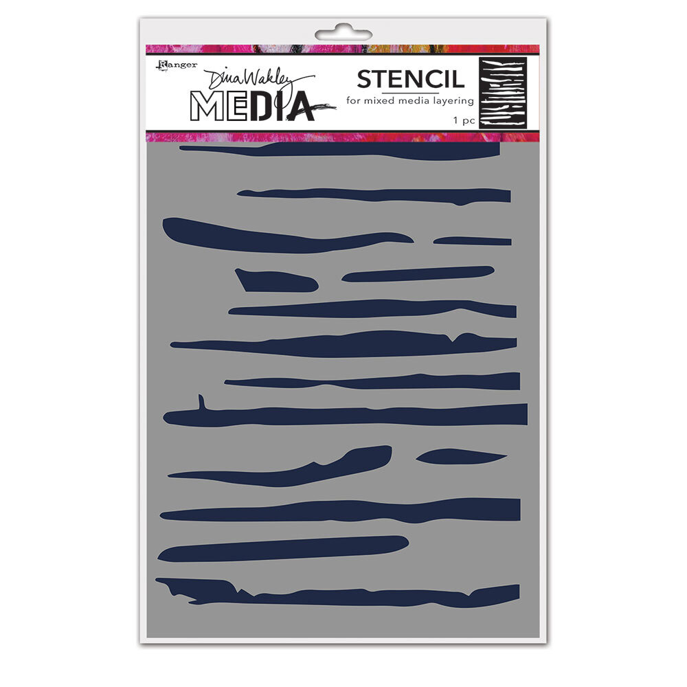 Ranger Dina Wakley MEdia Stencils Lines (MDS69249) (DISCONTINUED) Ranger Dina Wakley MEdia Stencils Lines (MDS69249) (DISCONTINUED)