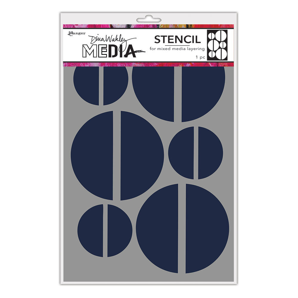 Ranger Dina Wakley MEdia Stencils Large Halves (MDS68235) (DISCONTINUED) Ranger Dina Wakley MEdia Stencils Large Halves (MDS68235) (DISCONTINUED)