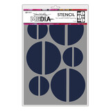 Ranger Dina Wakley MEdia Stencils Large Halves (MDS68235) (DISCONTINUED)