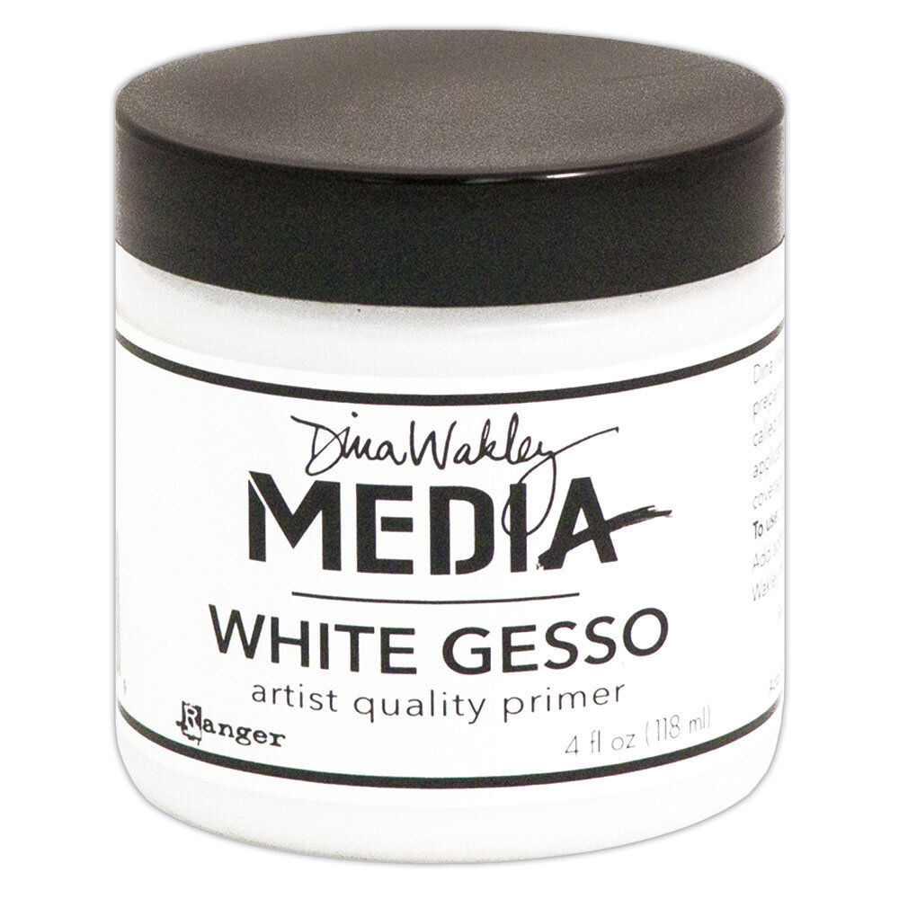 Ranger Dina Wakley MEdia Gesso White 4 fl oz (Jar) (MDM41689) Ranger Dina Wakley MEdia Gesso White 4 fl oz (Jar) (MDM41689)