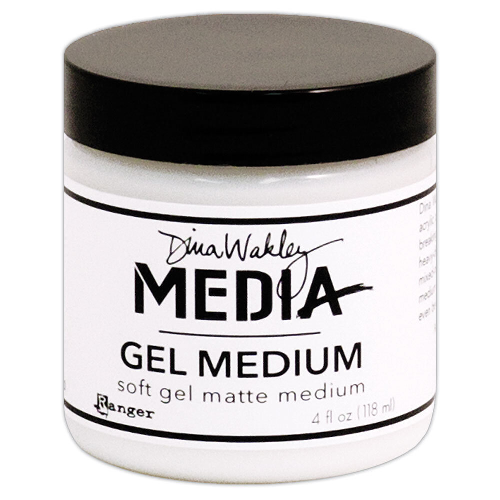 Ranger Dina Wakley MEdia Gel Medium Soft 4 fl oz (Jar) (MDM41740)