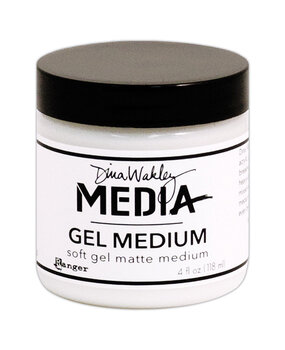 Ranger Dina Wakley MEdia Gel Medium Soft 4 fl oz (Jar) (MDM41740)