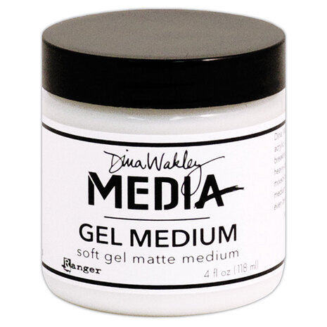 Ranger Dina Wakley MEdia Gel Medium Soft 4 fl oz (Jar) (MDM41740)
