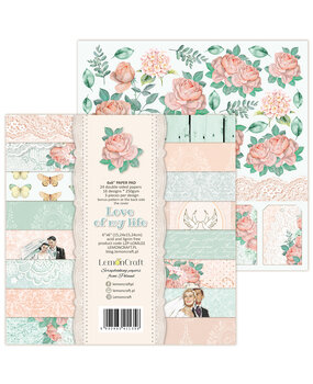 LemonCraft Love Of My Life 6x6 Inch Paper Pad (LZP-LOML02) (OUTLET)