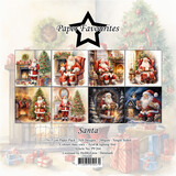 Paper Favourites Santa 6x6 Inch Paper Pack (PF264) (OUTLET)