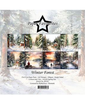 Paper Favourites Winter Forest 6x6 Inch Paper Pack (PF263) (DISCONTINUED)