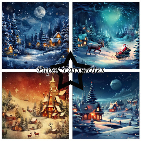 Paper Favourites Winter Village 12x12 Inch Paper Pack (PF461) (DISCONTINUED) Paper Favourites Winter Village 12x12 Inch Paper Pack (PF461) (DISCONTINUED)