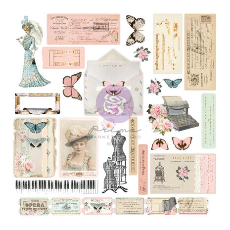 Prima Marketing French Blue Ephemera Junk Journal Bits (60pcs) (999834) (DISCONTINUED) Prima Marketing French Blue Ephemera Junk Journal Bits (60pcs) (999834) (DISCONTINUED)