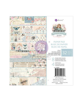 Prima Marketing French Blue 6x6 Inch Paper Pad (999797) (DISCONTINUED)