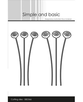 Simple and Basic Flower Berries Dies (SBD366) (OUTLET)