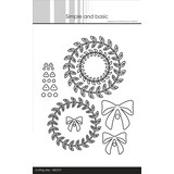 Simple and Basic Dies Wreath w/Berries & Bows (SBD372) (DISCONTINUED)