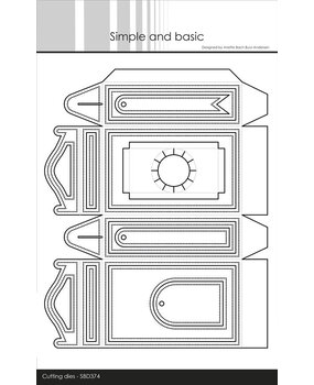 Simple and Basic Giftbox for Mini Bottles Dies (SBD374)