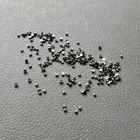 Simple and Basic Half Pearl Polished Antique Silver 2mm (SBA504) (DISCONTINUED)