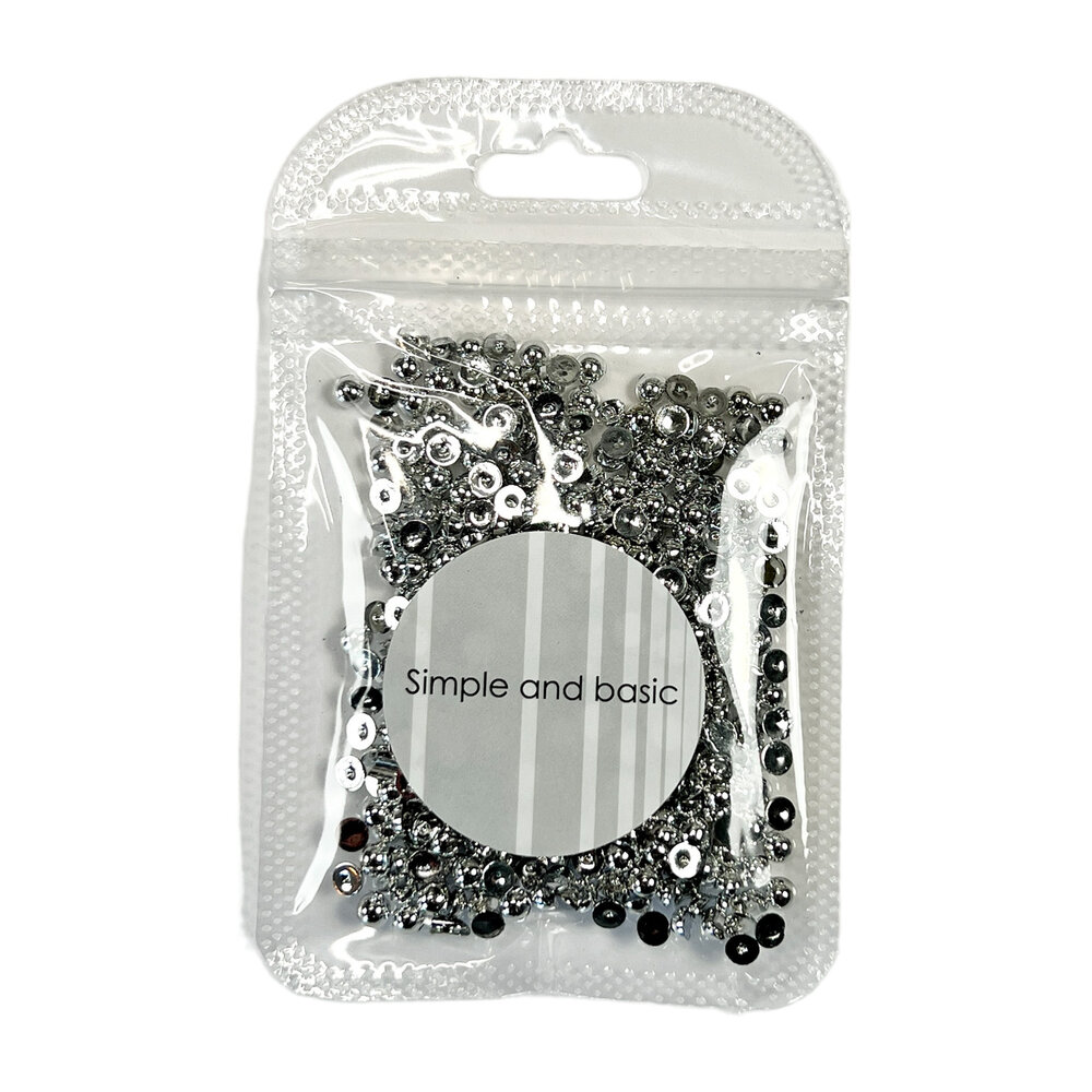 Simple and Basic Half Pearl Polished Silver 4mm (SBA561) (DISCONTINUED) Simple and Basic Half Pearl Polished Silver 4mm (SBA561) (DISCONTINUED)