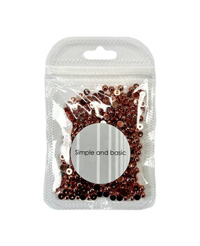 Simple and Basic Half Pearl Polished Rose Gold 4mm (SBA563) (DISCONTINUED)