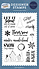 Snow Very Happy Designer Stamps (CBWT334041) (OUTLET)