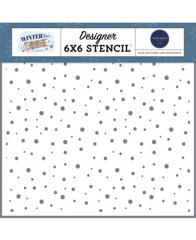 Carta Bella Stay Inside Blizzard Stencil (CBWT334034) (OUTLET)