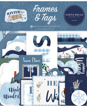 Carta Bella Wintertime Frames & Tags (CBWT334025) (OUTLET)