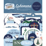 Carta Bella Wintertime Ephemera (CBWT334024) (OUTLET)