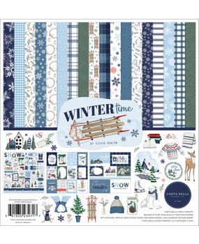 Carta Bella Wintertime 12x12 Inch Collection Kit (CBWT334016)