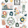 Echo Park Good To Be Home Puffy Stickers (GTH336066) (DISCONTINUED)