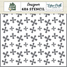 Echo Park Homey Floral Stencil (GTH336035) (OUTLET)