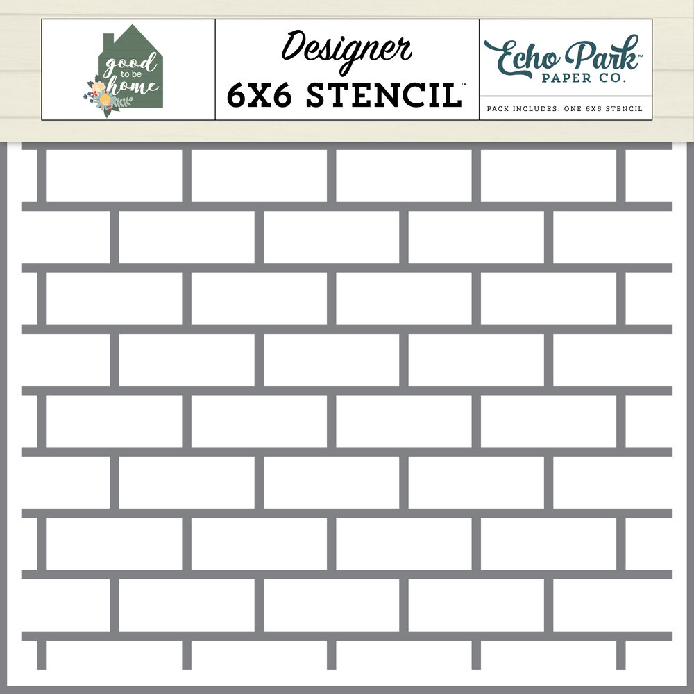 Echo Park Subway Tiles Large Stencil (GTH336034) (OUTLET)