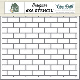 Echo Park Subway Tiles Small Stencil (GTH336033) (OUTLET)