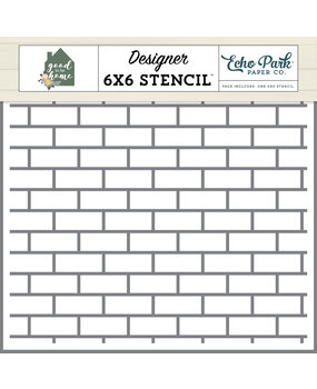 Echo Park Subway Tiles Small Stencil (GTH336033) (DISCONTINUED)