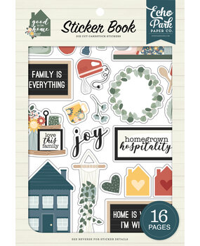 Echo Park Good To Be Home Sticker Book (GTH336029) (DISCONTINUED)