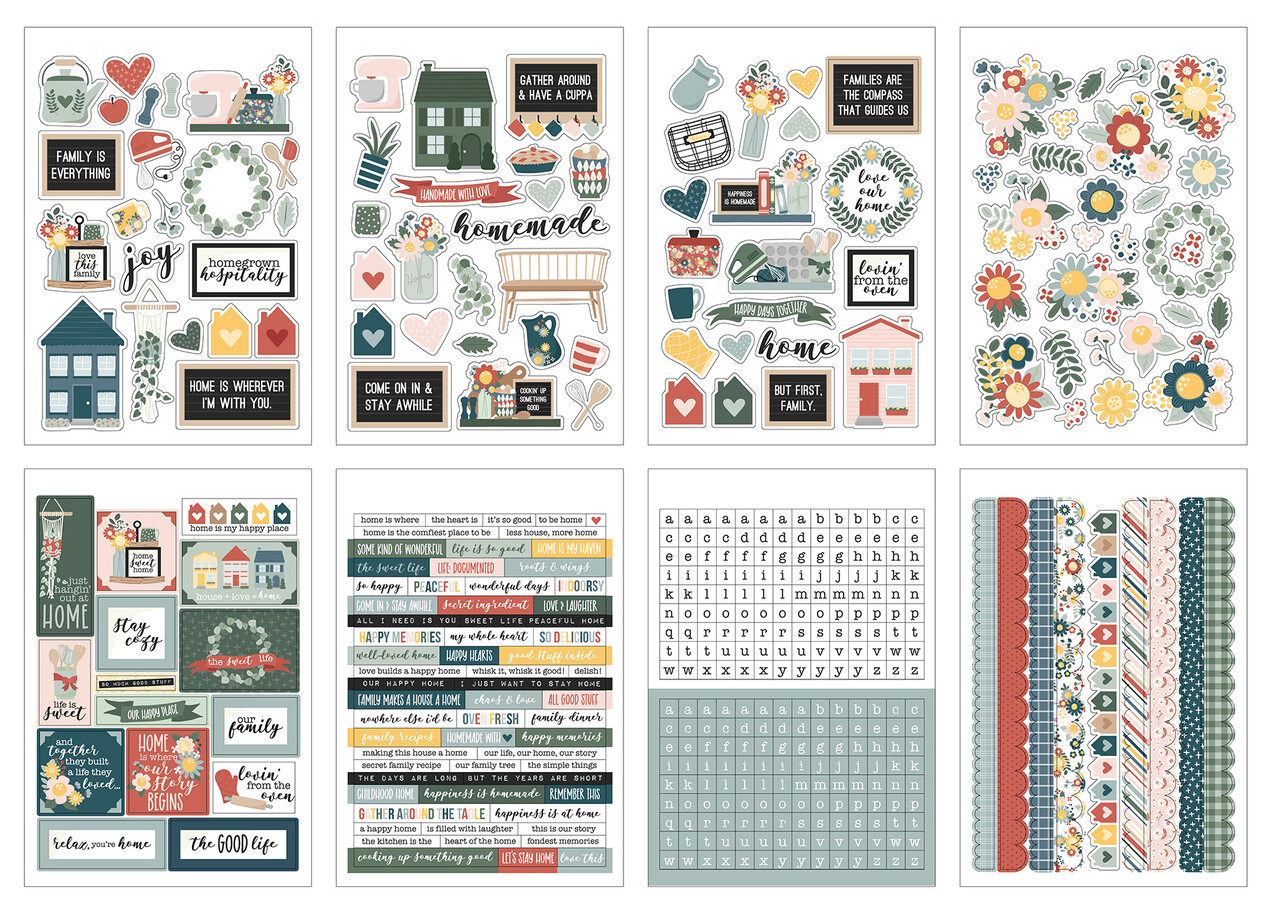 Echo Park Good To Be Home Sticker Book (GTH336029) (DISCONTINUED)