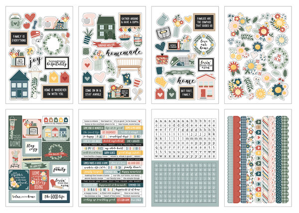 Echo Park Good To Be Home Sticker Book (GTH336029) (OUTLET)