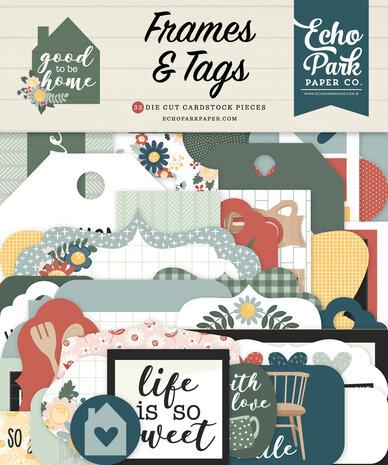 Echo Park Good To Be Home Frames & Tags (GTH336025) (DISCONTINUED) Echo Park Good To Be Home Frames & Tags (GTH336025) (DISCONTINUED)