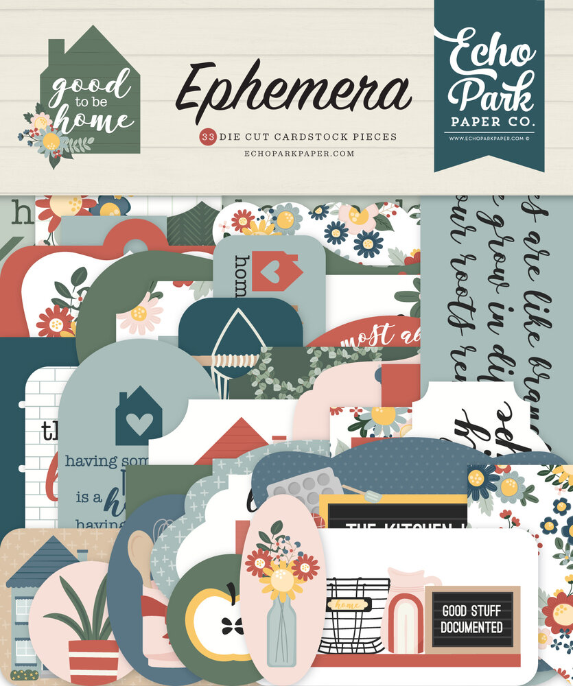 Echo Park Good To Be Home Ephemera (GTH336024) (DISCONTINUED)