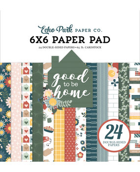 Echo Park Good To Be Home 6x6 Inch Paper Pad (GTH336023) (DISCONTINUED)
