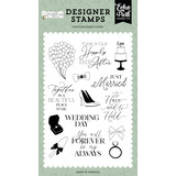 Echo Park Wedding Day Designer Stamps (WBL335044) (DISCONTINUED)