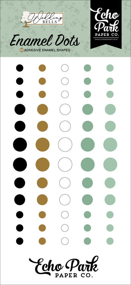 Echo Park Wedding Bells Enamel Dots (WBL335028) (DISCONTINUED)