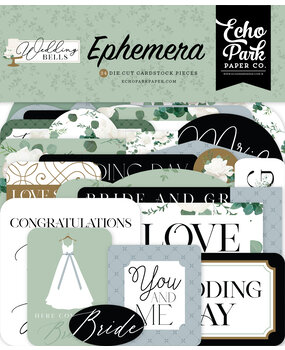 Echo Park Wedding Bells Ephemera (WBL335024) (OUTLET)
