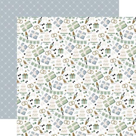 Echo Park Wedding Bells 6x6 Inch Paper Pad (WBL335023) (DISCONTINUED) Echo Park Wedding Bells 6x6 Inch Paper Pad (WBL335023) (DISCONTINUED)