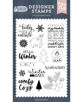 Echo Park Comfy And Cozy Designer Stamps (WTL333044) (DISCONTINUED)